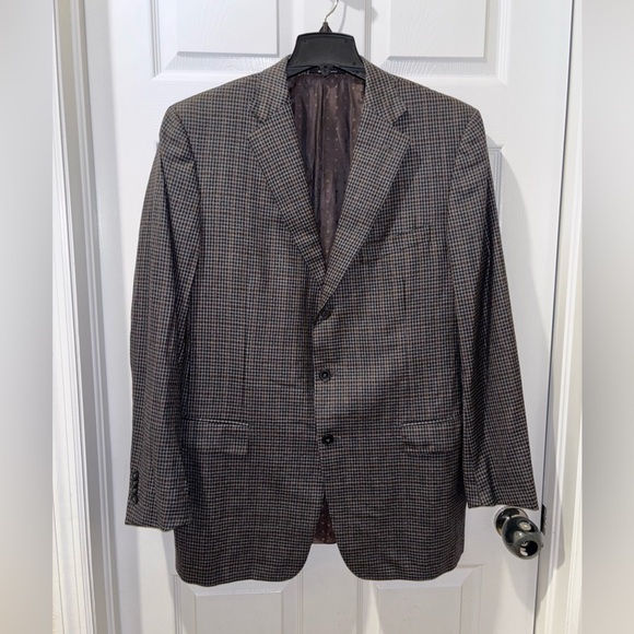 Ermenegildo Zegna Other - Ermenegildo Zegna 100% Wool Plaid Print Blazer for MEN​​